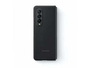 Samsung silikoninis dėklas skirtas Galaxy Z Fold3, Juodas kaina ir informacija | Telefono dėklai | pigu.lt