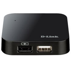 D-LINK DUB-H4 4-портовый концентратор USB 2.0 цена и информация | Адаптеры, USB-разветвители | pigu.lt