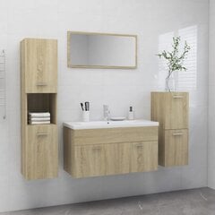 Vonios kambario baldų komplektas, ąžuolo spalvos kaina ir informacija | Vonios komplektai | pigu.lt
