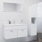 Vonios kambario baldų komplektas, baltas цена и информация | Vonios komplektai | pigu.lt