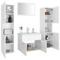 Vonios kambario baldų komplektas, baltos spalvos kaina ir informacija | Vonios komplektai | pigu.lt