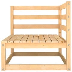Kampinė sodo sofa, pušies medienos masyvas цена и информация | Садовые стулья, кресла, пуфы | pigu.lt