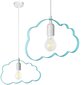 Vaikiškas pakabinamas šviestuvas Cloud, Blue цена и информация | Vaikiški šviestuvai | pigu.lt