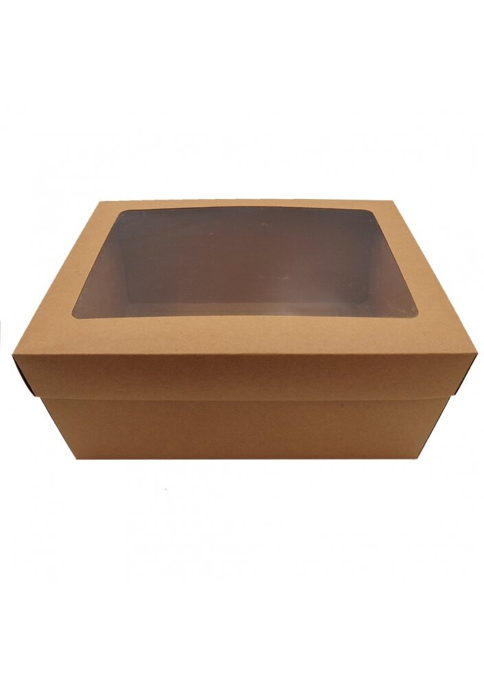 Dovanų dėžutė su langeliu, 34 x 25 x 15 cm цена и информация | Dovanų pakavimo priemonės | pigu.lt