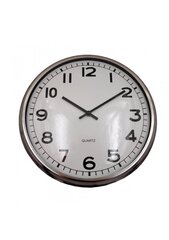 Настенные часы 3D, серебристые цена и информация | Часы | pigu.lt