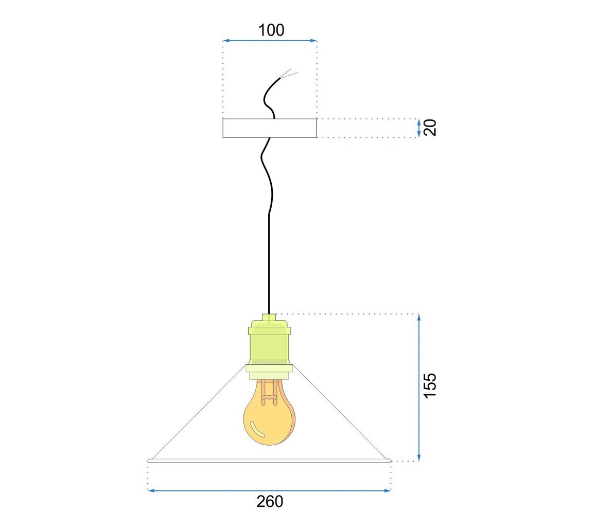 Pakabinamas šviestuvas Porto, Black kaina ir informacija | Pakabinami šviestuvai | pigu.lt