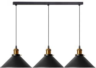 Pakabinamas šviestuvas Porto 3CP, Black цена и информация | Люстры | pigu.lt
