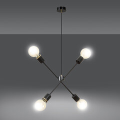 Emibig подвесной светильник Vendero 4 Black цена и информация | Люстры | pigu.lt