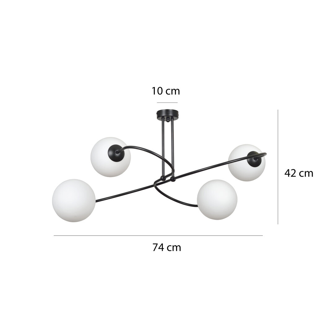 Emibig pakabinamas šviestuvas Selbi 4 White kaina ir informacija | Pakabinami šviestuvai | pigu.lt