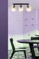 Emibig lubinis šviestuvas Tofi 3 Black/Honey kaina ir informacija | Lubiniai šviestuvai | pigu.lt
