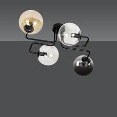 Emibig потолочный светильник Brendi 4 Black/Mix1 цена и информация | Потолочные светильники | pigu.lt