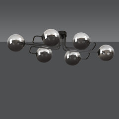 Emibig потолочный светильник Brendi 6A Black/Graphite цена и информация | Потолочные светильники | pigu.lt