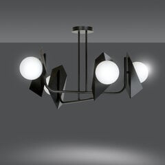 Emibig подвесной светильник Thord 4 Black цена и информация | Люстры | pigu.lt