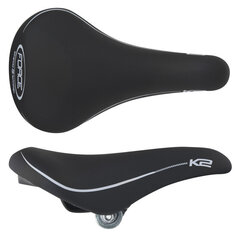 Седло Force K2 Black 12790 цена и информация | Седла для велосипедов и чехлы на сиденья | pigu.lt