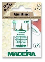 Иглы Madeira Quilting 9454 цена и информация | Принадлежности для шитья | pigu.lt