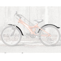 Комплект брызговиков SKS 55 Kids 20", цвет черный цена и информация | Крылья для велосипеда | pigu.lt