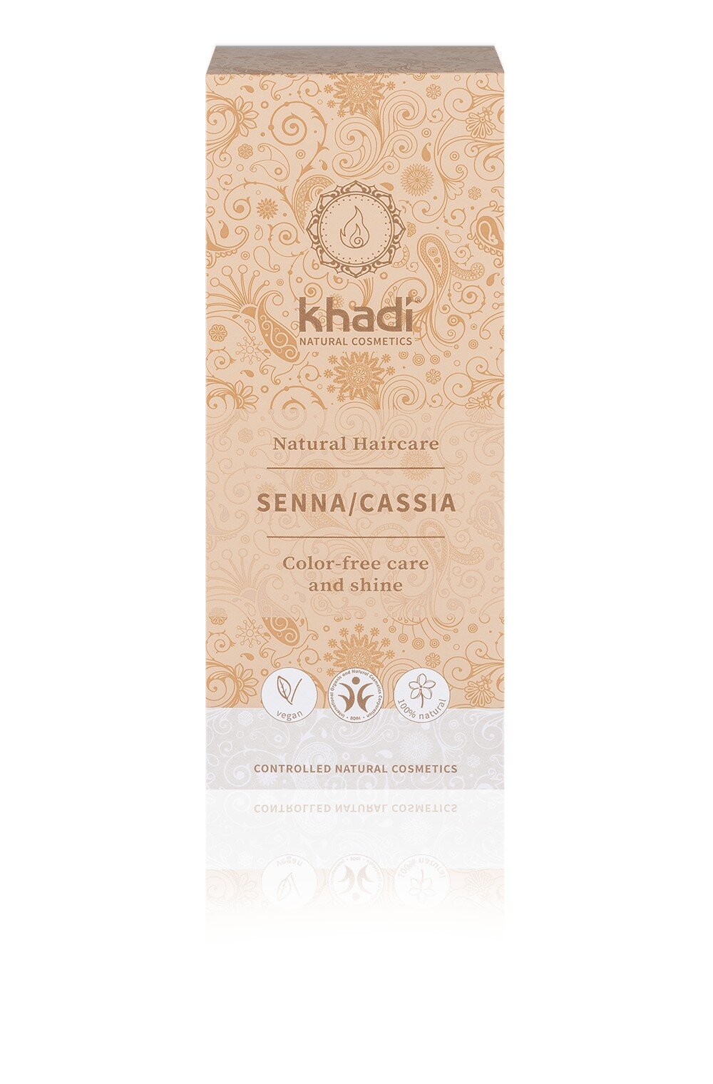 Augaliniai bespalviai plaukų dažai - kondicionierius SENNA/CASSIA, Khadi Naturprodukte, 100g