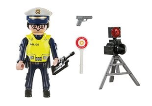 70305 PLAYMOBIL® Special Plus Policijos pareigūnas su greičio matuokliu kaina ir informacija | Konstruktoriai ir kaladėlės | pigu.lt