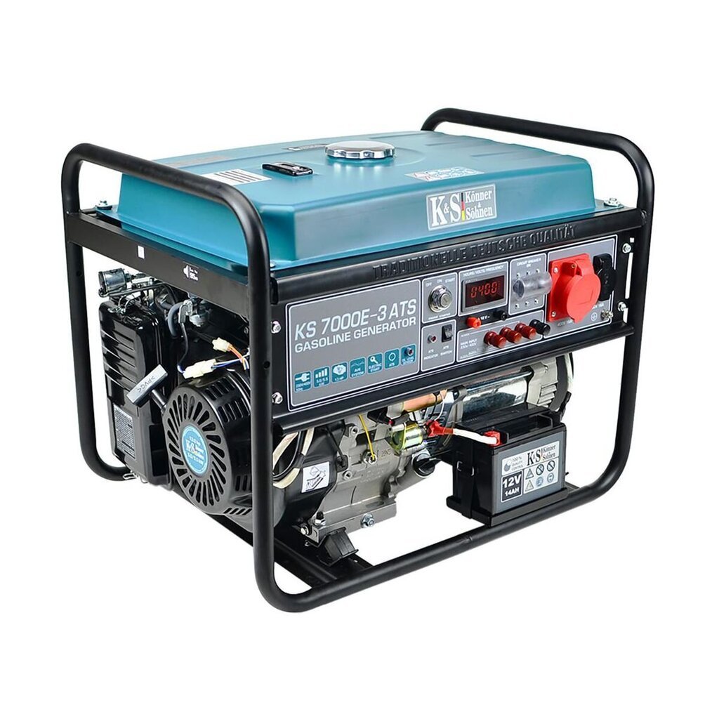 Benzininis generatorius Könner&Söhnen KS7000E-3 ATS цена и информация | Elektros generatoriai | pigu.lt