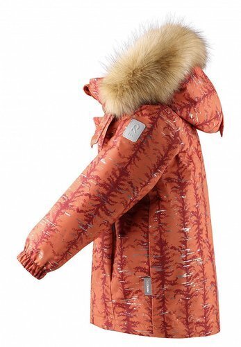 Žieminė striukė mergaitėms Reima, oranžinė kaina ir informacija | Žiemos drabužiai vaikams | pigu.lt