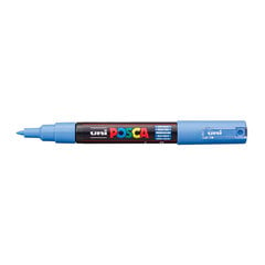 Маркер UNI Posca PC-1M, небесно-голубой цвет (48) цена и информация | Письменные принадлежности | pigu.lt