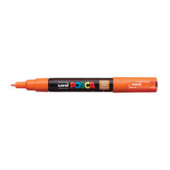 Žymeklis UNI Posca PC-1M, apvalus, 0.7 mm, oranžinis kaina ir informacija | Rašymo priemonės | pigu.lt