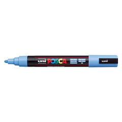 Маркер UNI Posca PC-5M, светло голубой (48) цена и информация | Письменные принадлежности | pigu.lt