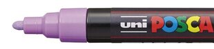 Žymeklis UNI Posca PC-5M, apvalus, 1.8 - 2.5 mm, violetinė kaina ir informacija | Rašymo priemonės | pigu.lt