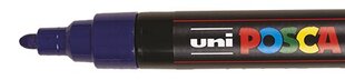 Маркер UNI Posca PC-5M, темно фиолетовый (10) цена и информация | Письменные принадлежности | pigu.lt