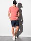 Vyriški marškinėliai Ombre S1369, rožiniai kaina ir informacija | Vyriški marškinėliai | pigu.lt