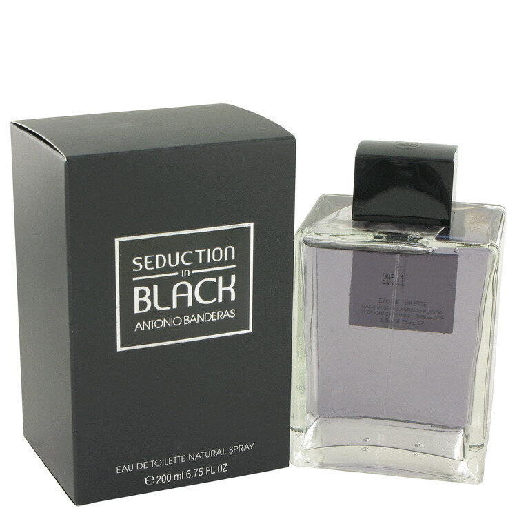 Tualetinis vanduo Antonio Banderas Seduction in Black EDT vyrams 200 ml kaina ir informacija | Kvepalai vyrams | pigu.lt