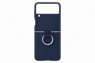 Чехол силиконовый для Samsung Galaxy Z Flip3 5G, темно-синий цена и информация | Чехлы для телефонов | pigu.lt