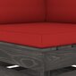 Modulinė kampinė sofa su pagalvėmis, juoda kaina ir informacija | Lauko kėdės, foteliai, pufai | pigu.lt