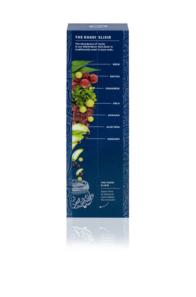 Ajurvedinis šampūnas nuo pleiskanų NEEM Balance Elixir, Khadi, 200 ml цена и информация | Šampūnai | pigu.lt