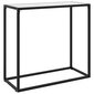 Konsolinis staliukas, 80x35x75 cm, baltas цена и информация | Kavos staliukai | pigu.lt