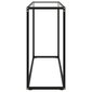 Konsolinis staliukas, 100x35x75 cm, skaidrus цена и информация | Kavos staliukai | pigu.lt