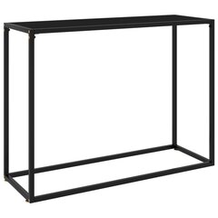 Konsolinis staliukas, 100x35x75 cm, juodas kaina ir informacija | Kavos staliukai | pigu.lt