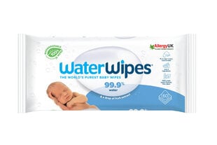 WaterWipes drėgnos servetėlės, suyrančios 60 vnt. kaina ir informacija | WaterWipes Kūdikių prekės | pigu.lt