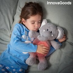 Плюшевый слоник с эффектом тепла и холода Phantie InnovaGoods цена и информация | Мягкие игрушки | pigu.lt