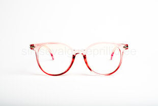 Mėlyni šviesūs akiniai su rausvu rėmeliu kaina ir informacija | Akiniai | pigu.lt