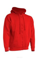 Megztinis su gobtuvu Hooded Unisex, raudonas kaina ir informacija | Džemperiai vyrams | pigu.lt