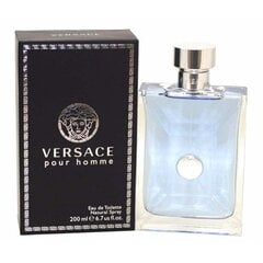 Мужская парфюмерия Pour Homme Versace EDT: Емкость - 200 ml цена и информация | Мужские духи | pigu.lt