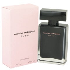 Женская парфюмерия Narciso Rodriguez For Her Narciso Rodriguez EDT: Емкость - 50 ml цена и информация | Женские духи | pigu.lt