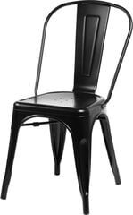 Kėdė D2.Design, juoda kaina ir informacija | Virtuvės ir valgomojo kėdės | pigu.lt