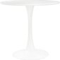 Stalas Simplet Skinny White, 80 cm, baltas kaina ir informacija | Virtuvės ir valgomojo stalai, staliukai | pigu.lt