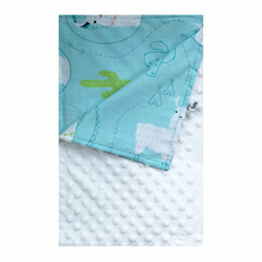 Пледик, одеялко для младенцев, 75x100 см цена и информация | Аксессуары для колясок | pigu.lt