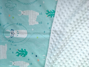 Пледик, одеялко для младенцев, 75x100 см цена и информация | Аксессуары для колясок | pigu.lt