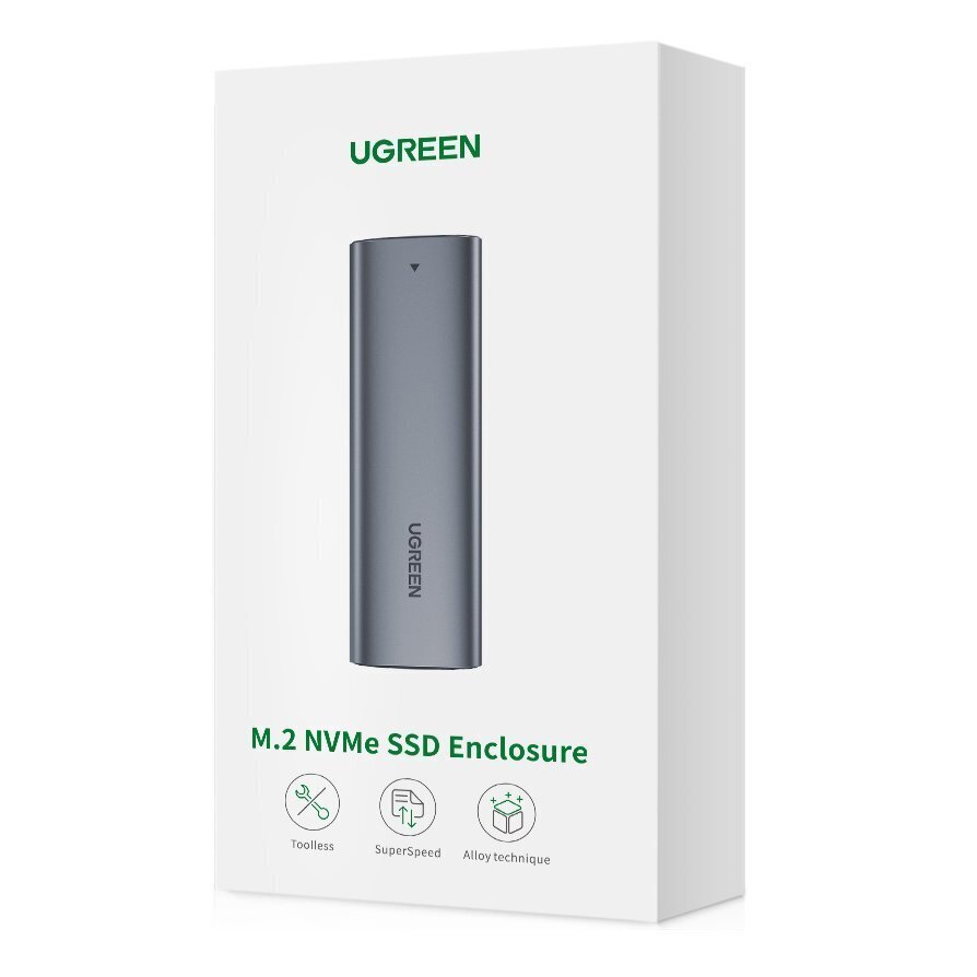 Ugreen laidas USB Type C, 0.5 m, pilkas kaina ir informacija | Laidai telefonams | pigu.lt