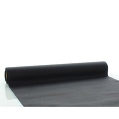 Stalo takelis Linclass® Airlaid Black 40x480cm kaina ir informacija | Staltiesės, servetėlės | pigu.lt