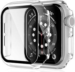 Защитное стекло 360 degree cover для Apple Watch 44 мм, прозрачный цена и информация | Аксессуары для смарт-часов и браслетов | pigu.lt